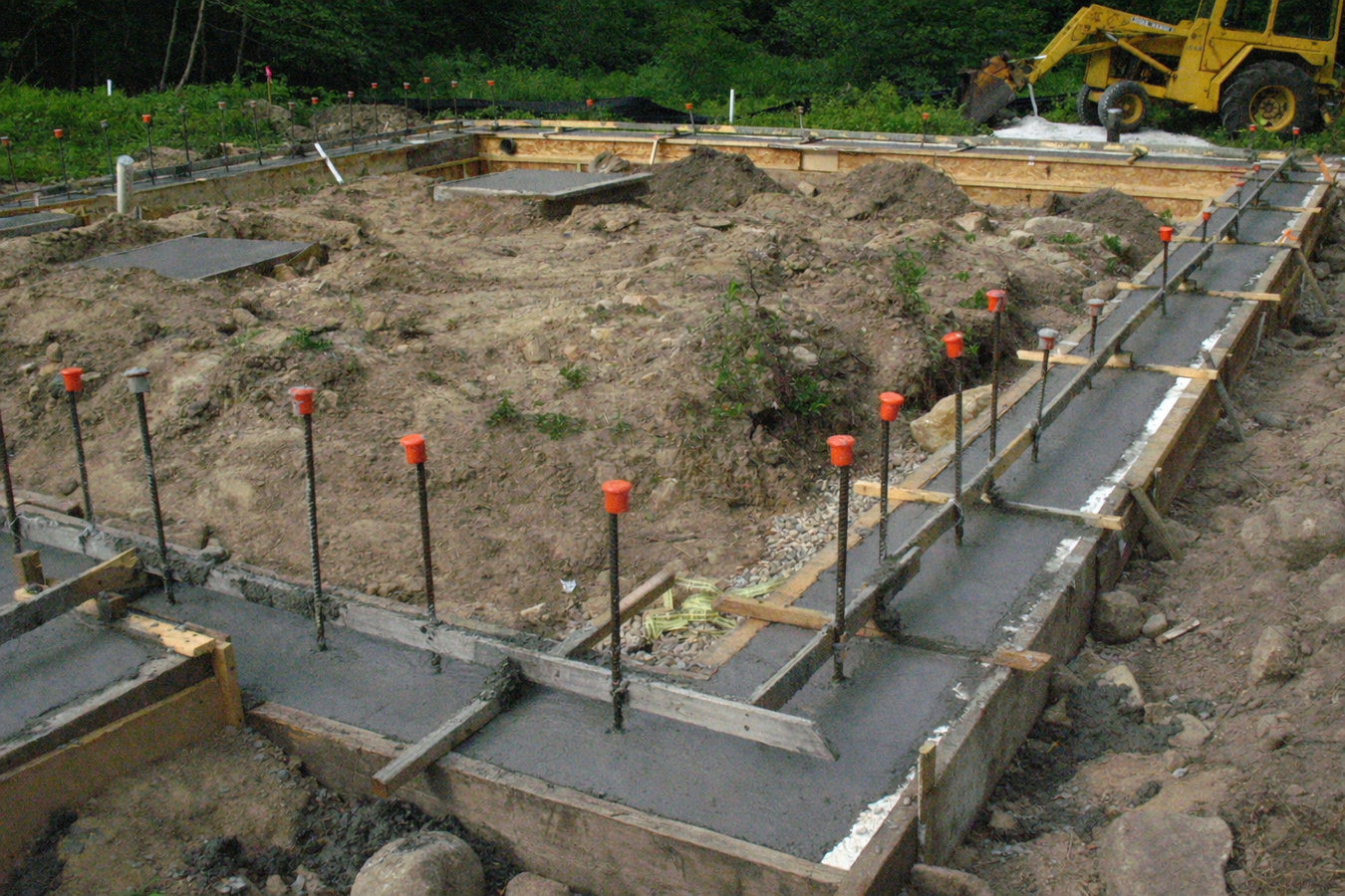 Concrete footings in Lowell, MA