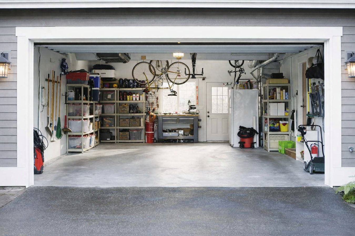 Garage floor concrete in Lowell, MA