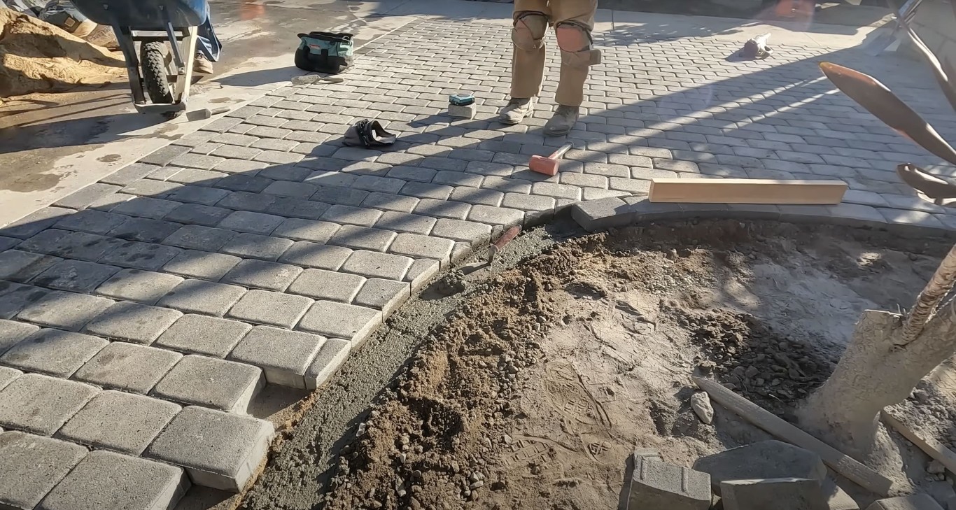 Detailed concrete walkway installation by skilled contractors in Lowell, MA
